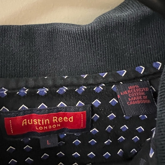 Austin Reed Black Patterned Shirt - Picture 3 of 3